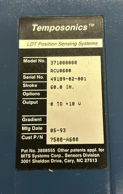 New | in-Stock TEMPOSONICS 371000000-RCU0600 Transducers Ohio US | Surplus Asset Holdings #1236059