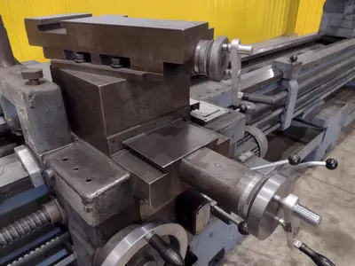 32" X 168" SUMMIT GAP BED ENGINE LATHE. STOCK # 0661425
