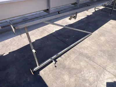 Conveyor, Belt, 24” x 15’-10”, Product Elevator, Stainless Steel, Cleated Belt, #5991526