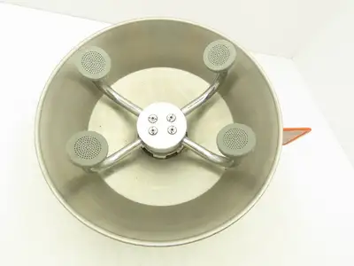 Guardian G1724 Wall Mount Eye/Face Wash Station Stainless Steel Bowl 4-Sprayer