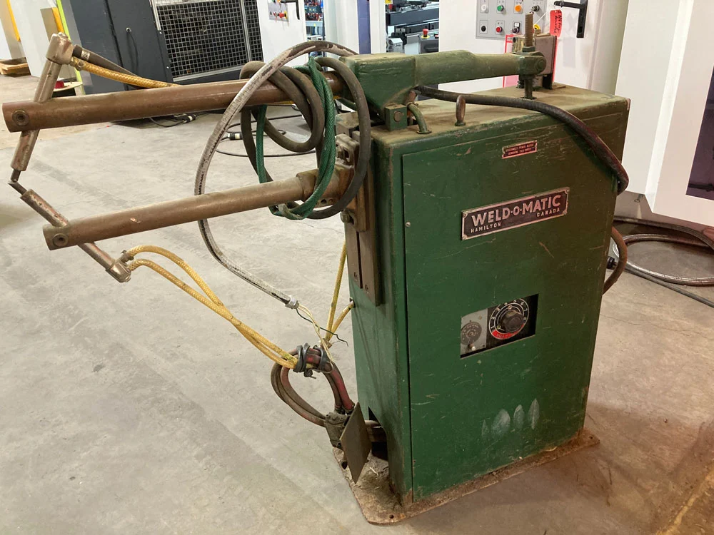 Pre-owned WELD-O-MATIC  SPOT WELDER, 15 KVA capacity, MODEL AS-15