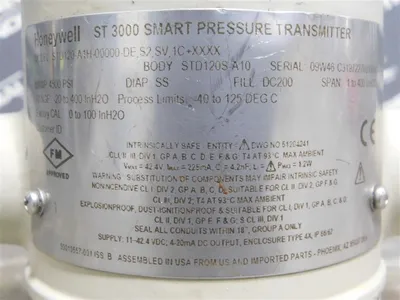 USED HONEYWELL STD120-A1H-00000-DE,S2,SV,1C+XXXX