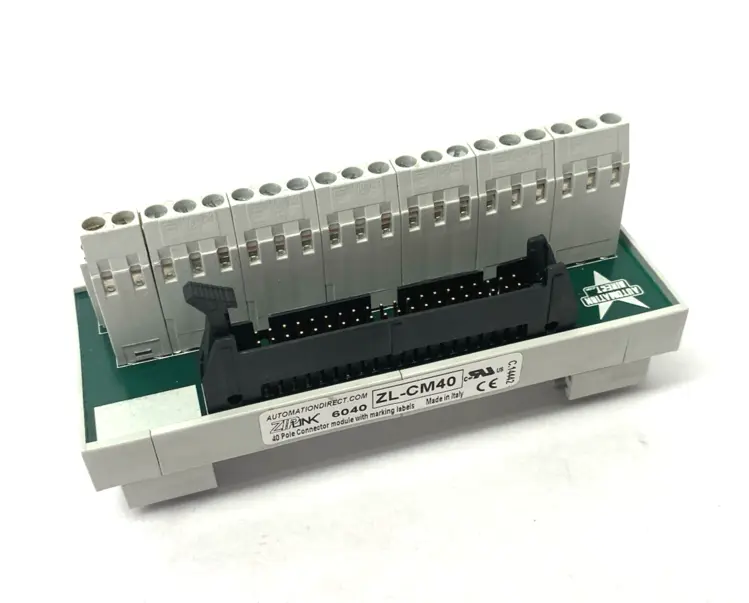 Used AUTOMATIONDIRECT ZIPLINK CONNECTION MODULE 40-POLE Terminal Blocks Michigan US | Maverick Industrial Sales #1089313