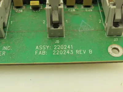 TKS 220243 220241 SPI Master Rev B Control Circuit Board Power Supply