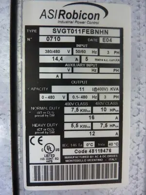 USED ASI SVGT011FEBNHN