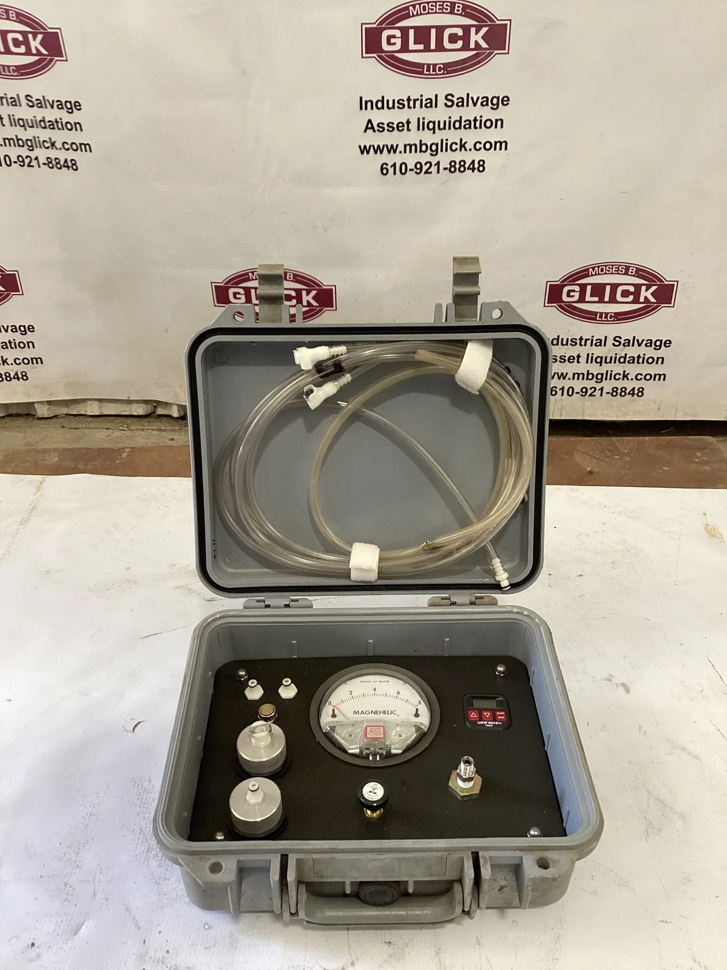 Life-Guard Differential Pressure Test Kit 0-8in 15psig