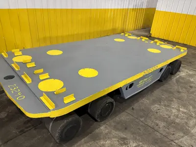 200,000 LBS x 144" x 78" HEAVY DUTY ROLLING TRANSFER CART: YOBRO #23996
