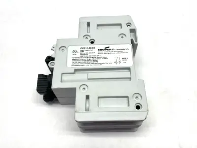 USED COOPER BUSSMANN FUSIBLE DISCONNECT 2-POLE 30A 600VAC