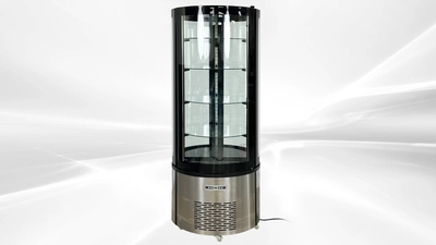 171-0267 Curved Glass Self Contained Cooler