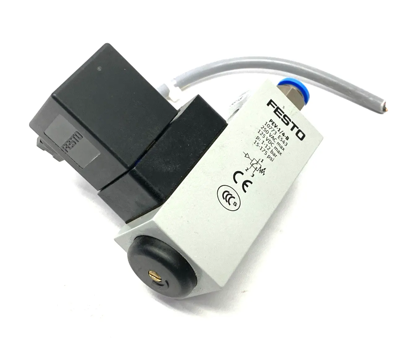 USED SMC PRESSURE SWITCH, RELATIVE PRESSURE EN 60947-5-1 STAND.