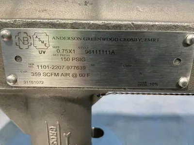Used ANDERSON GREENWOOD CROSBY 96111111A Pumps Ohio US | HGR 24 #1517964