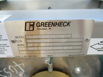 Greenheck #15-APM-4-100, fan/blower/plenium., 1.5 HP