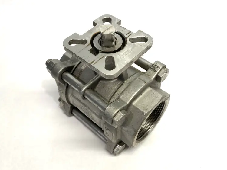 Used UNBRANDED STAINLESS STEEL BALL VALVE 2" CF8M 14MM SQUARE STEM SIZE 1000WOG Valves/Fittings | Maverick Industrial Sales #1102630