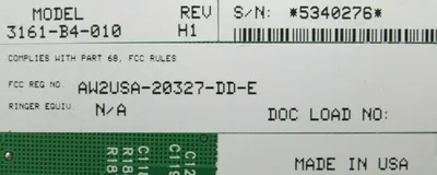 NEW PARADYNE 3161-B4-010 DSU/CSU CARD 870-4372-5170/A 870-4372-8000 3161B4010