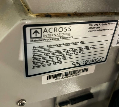 Used 2019 ACROSS SE53 Evaporators Texas US | Solutions 4 Manufacturing #1572600