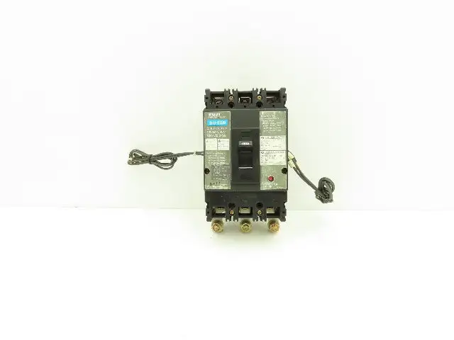 Fuji Electric BU-ESB3100 Circuit Breaker 100A 600V 3 Pole BU-WFH Aux Switch