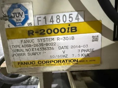 USED 2014 FANUC R-2000IB/210F + R30IB