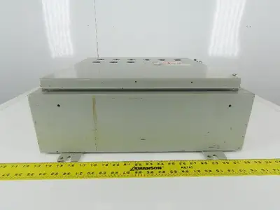HAMMOND MANUFACTURING Wall Mount Electrical Enclosure JIC 20x20x6" W/Back Plate