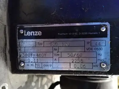 USED LENZE G2D 120
