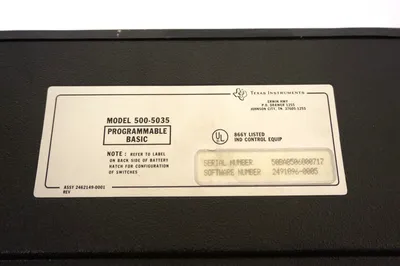 USED TEXAS INSTRUMENTS 500-5035 PROGRAMMABLE MODULE 5005035