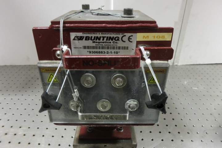 Used BUNTING MAGNET THROAT MOUNT DRAWER MAGNET Magnetic Separators Massachusetts US | Hunter Plastics #789144
