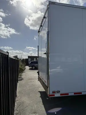 2015 Forest River 49ft Enclosed Car Carrier Trailer