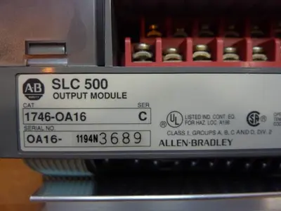 USED ALLEN BRADLEY 1746-OA16 SER C