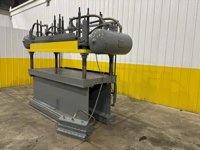 40 TON X 36" X 94" AIRAM 4 POST PNEUMATIC CUTOFF PRESS: STOCK #22485
