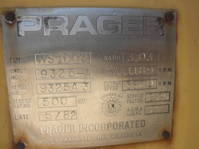USED PRAGER HS1000