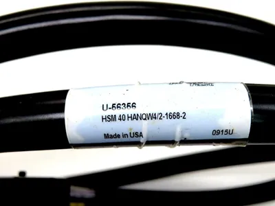 NEW TURCK HSM 40 HANQW4/2-1668-2 CABLE U-56356 HSM40HANQW4216682