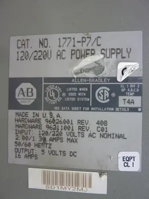 USED ALLEN BRADLEY 1771-P7 SER C