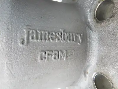 Jamesbury 4" 5150 31 3600TT 316SS Flanged Ball Valve & Pneumatic Actuator ST400B