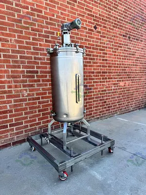 Unknown Brand 300 Liter Mixing Tank w/ Lenze 3 Phase Motor, Impeller