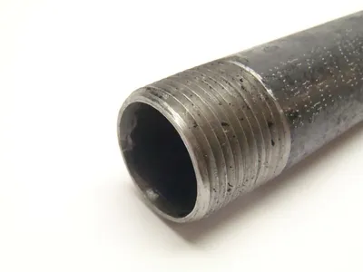 3/4" Pipe 3/4" NPT | 3/4" Black Steel 16" Long Nipple Pipe Fitting 3/4" NPT - New