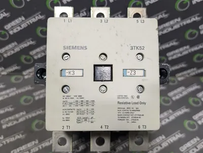 Siemens 3TK5222-0AL2 SIRIUS Power Contactor 300A Used