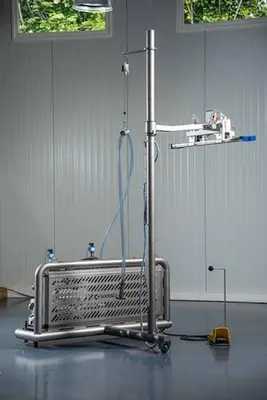 NEW SOMSIX VACUUM & GAS INJECTION AUTOMATIC SPOUT SEALER INERTISATION MACHINE MFG 22