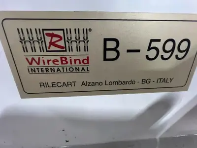 2008 Rilecart B5999 book binding machine