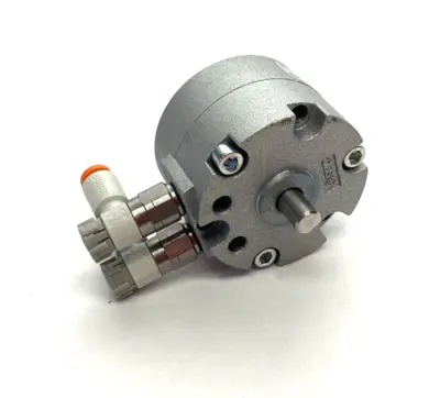Used SMC Pneumatic Rotary Actuator Double-Acting, Double Shaft, 20mm Rotary Actuators Michigan US | Maverick Industrial Sales #1394898
