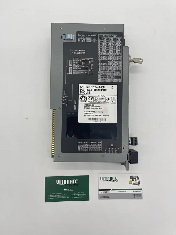 Used ALLEN BRADLEY 1785-L40B Pipe, Tube & Bar Benders Parts Michigan US | Ultimate Tube Bender Parts Plus #201570