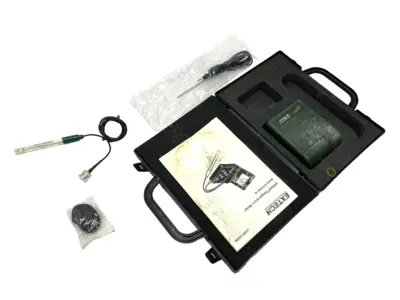 USED EXTECH PH/MV/TEMPERATURE METER BROKEN ELECTRODE