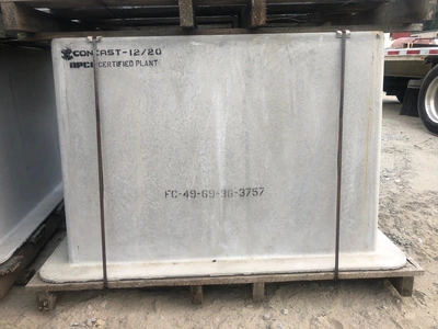 Concast FC-49-69-36-3757 Fibercrete Boxpad Electrical Switchgear Mount