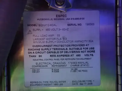 USED 2008 ESPEC EGNX126CAL