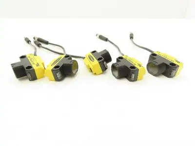Banner QS18VP6LLPQ Photoeye Sensor Laser Polarized Retro  Lot of 5