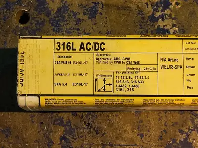 3.25mm Stainless Steel Welding Electrode 316L AC/DC