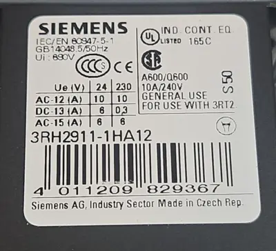 USED Siemens 3RT2016-1BB41