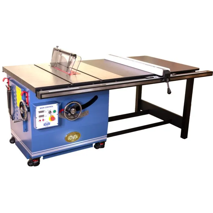 Oliver 16″ Table Saw – 4065.003 – 10HP, 3PH, 230V/460V – 52″ Rail