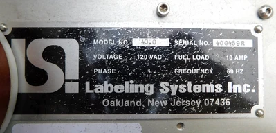 USED LSI WIPE ON LABELER 40.0