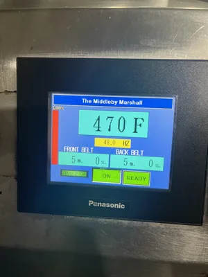 2019 MIDDLEBY MARSHALL DOUBLE STACK PROPANE GAS SPLIT BELT PIZZA CONVEYOR OVEN MODEL PS638G
