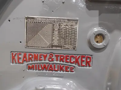 15 HP KEARNEY & TRECKER MODEL #4CH VERTICAL MILL: STOCK #22776