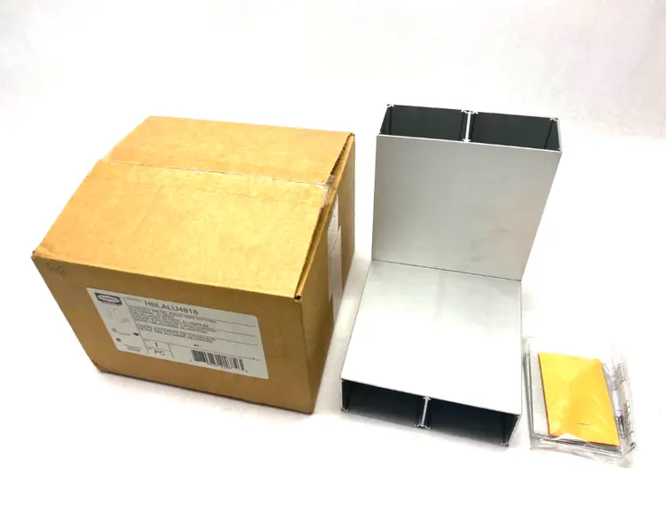 New | in-Stock Hubbell Metal Raceway External Elbow Fitting 2-Channel Aluminum Electrical Fittings Michigan US | Maverick Industrial Sales #1398053